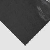 Modern zwart-witte paard tissuepapier (Detail)