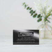 Modern zwart-witthema - Consultant Visitekaartje (Staand voorkant)