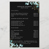 Modern, zwarte broederij flyer (Voorkant)