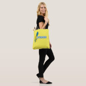 Modern zweden zweeds Art Letter kaart Vlag Souveni Tote Bag (Op model)