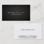 MODERNA ELEGANTE MINIMALISTA PROFESIONAL VISITEKAARTJE (Voorkant / Achterkant)