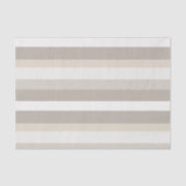 Moderna Linear | Alabaster & Bone Aangepaste Initi Tissuepapier (Voorkant)