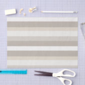 Moderna Linear | Alabaster & Bone Aangepaste Initi Tissuepapier (Craft)