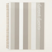 Moderna Linear | Alabaster & Bone Custom Planner (Voorkant)