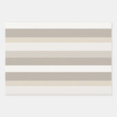 Moderna Linear | Alabaster & Bone Set Inpakpapier Vel (Voorkant)