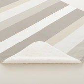 Moderna Linear | Alabaster & Bone Sherpa Deken (3/4)