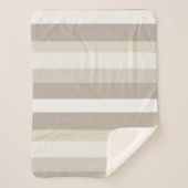 Moderna Linear | Alabaster & Bone Sherpa Deken (Voorkant)