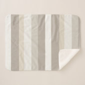 Moderna Linear | Alabaster & Bone Sherpa Deken (Voorkant (horizontaal))