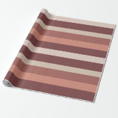 Moderna Linear | Antieke Roos & Koper Cadeaupapier (Uitgerold)