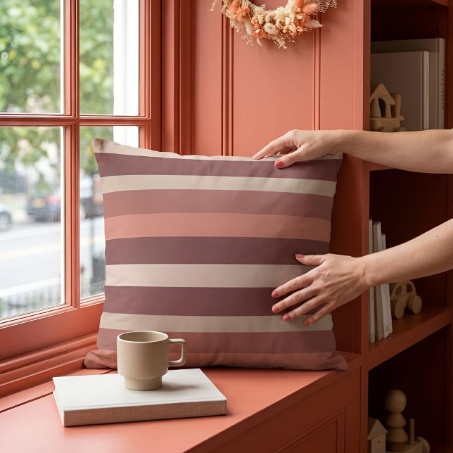 Moderna Linear | Antieke Roos & Koper Kussen (Creator heeft geüpload)