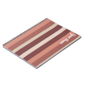 Moderna Linear | Antieke Roos & Koper Notitieboek (Linkerzijde)