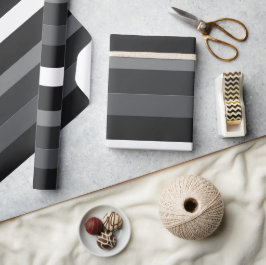 Moderna Linear | Carbon & Obsidian Cadeaupapier