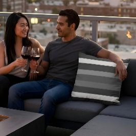 Moderna Linear | Carbon & Obsidian Kussen