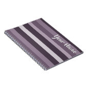 Moderna Linear | Distel & Gerookte Plum Notebook Notitieboek (Rechterzijde)