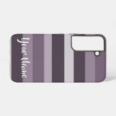 Moderna Linear | Distel & Gerookte Plum Samsung Galaxy Hoesje (Achterkant horizontaal)