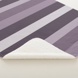Moderna Linear | Distel & Gerookte Plum Sherpa Deken