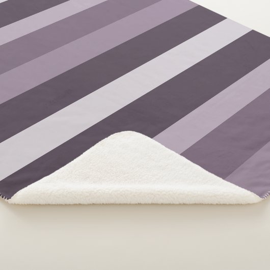 Moderna Linear | Distel & Gerookte Plum Sherpa Deken (3/4)