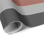 Moderna Linear | IJzererts & Robijnleisteen Cadeaupapier (Rol Hoek)
