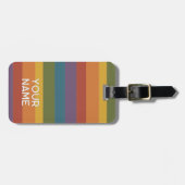 Moderna Linear | MCM Regenboog Bagagelabel (Voorkant horizontaal)