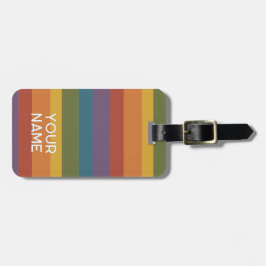 Moderna Linear | MCM Regenboog Bagagelabel