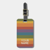 Moderna Linear | MCM Regenboog Bagagelabel (Voorkant verticaal)