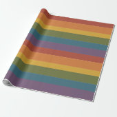 Moderna Linear | MCM Regenboog Cadeaupapier (Uitgerold)