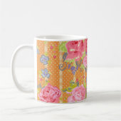 modernchintz_oranje koffiemok (Links)