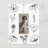 Moderne 10 + 1 Photo Collage Verjaardagsfeest Dank Briefkaart (Voorkant)