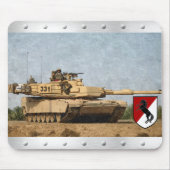 Moderne 11e ACR M1 Abrams Tank Muismat (Voorkant)