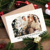 Moderne 12 foto Jaar-in-Review kerst Kaart