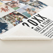 Moderne 12 jaar fotocollage in Review Sherpa Deken (3/4)