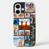 Moderne 13 Naam aangepaste kleur voor Photo Collag Case-Mate iPhone Case (Achterkant)