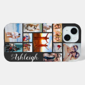 Moderne 13 Naam aangepaste kleur voor Photo Collag Case-Mate iPhone Case (Achterkant (horizontaal))