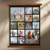 Moderne 14 fotocollage hangend wandkleed