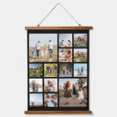 Moderne 14 fotocollage hangend wandkleed (Voorkant)