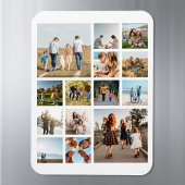Moderne 14 fotocollage magneet
