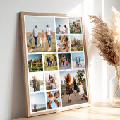 Moderne 14 fotocollage poster