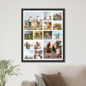 Moderne 14 fotocollage poster