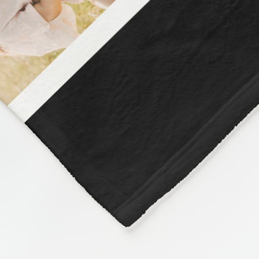 Moderne 15 fotocollage fleece deken (Hoek)