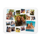 Moderne 15 fotocollage magneet (Horizontaal)