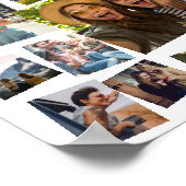 Moderne 15 fotocollage poster (Hoek)