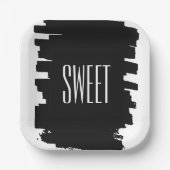 Moderne 16e verjaardagsfeestje papieren borden papieren bordje (Voorkant)