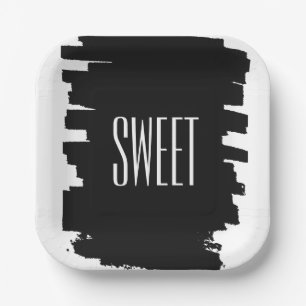 Moderne 16e verjaardagsfeestje papieren borden papieren bordje