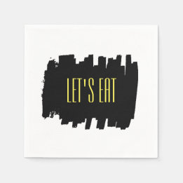 Moderne 16e verjaardagsfeestje Servetten