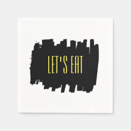 Moderne 16e verjaardagsfeestje Servetten