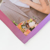 Moderne 17 foto kleurrijke collage fleece deken (Hoek)