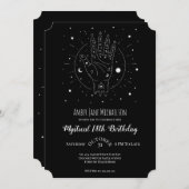 Moderne 18e Verjaardag Fortune Teller Palmistry Kaart (Voorkant / Achterkant)