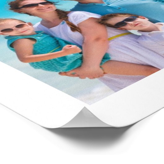 Moderne 19 Aangepaste kleuren voor fotoCollage Poster (Hoek)