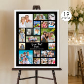 Moderne 19 Foto Collage Aangepaste Kleur Persoonli Poster