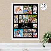 Moderne 19 Foto Collage Aangepaste Kleur Persoonli Poster